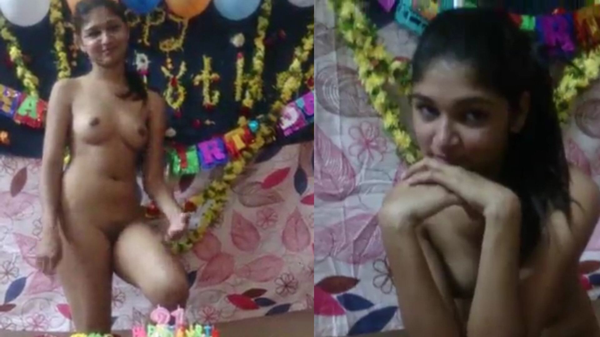 হট দেশি মেয়ের জন্মদিনে নগ্ন সারপ্রাইজ 🎂🔥 | Birthday Girl Nude
