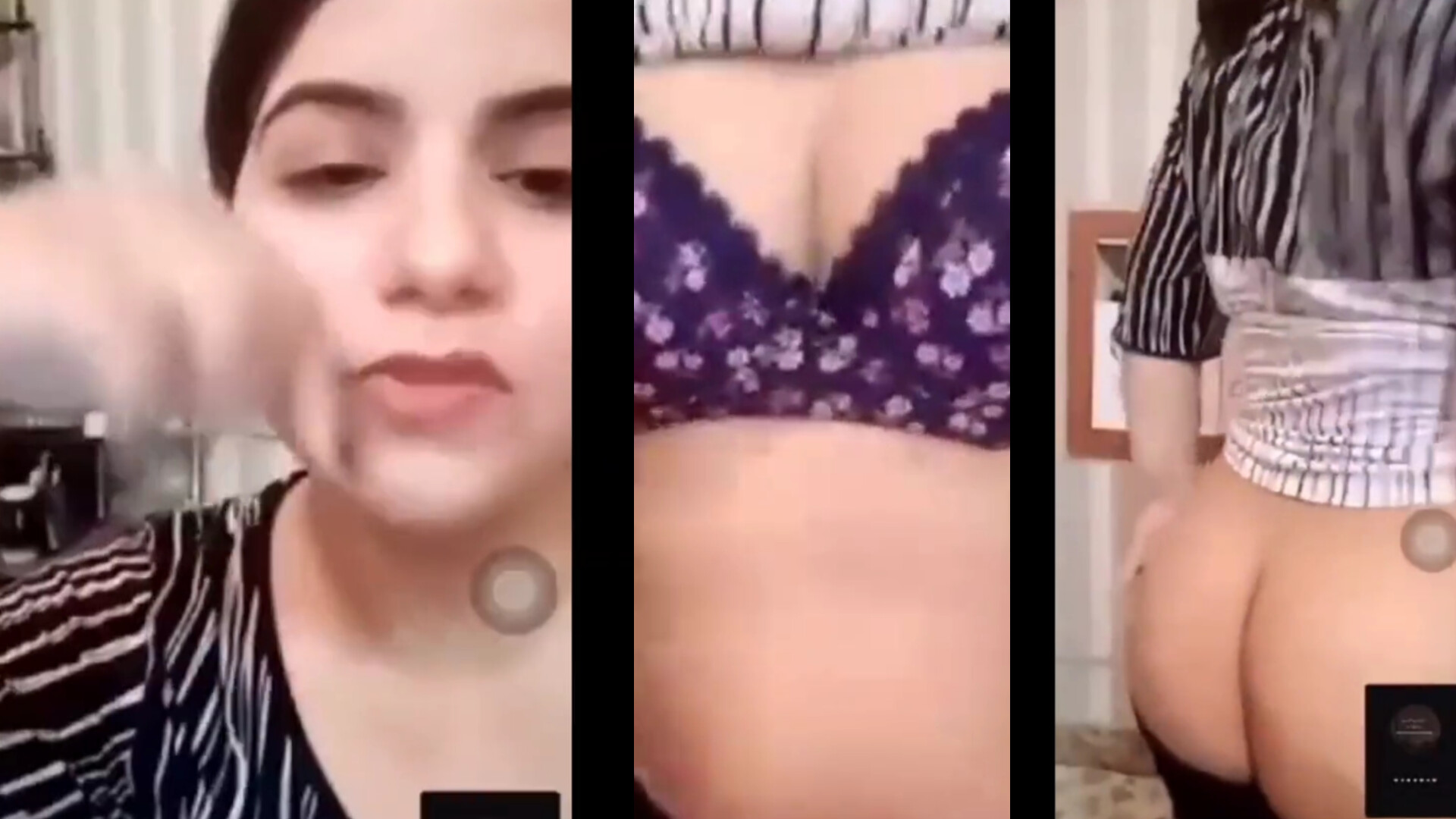 Hot Desi Girl Big Boobs Cleavage & Curvy Ass – Seductive Multi Angle Selfie